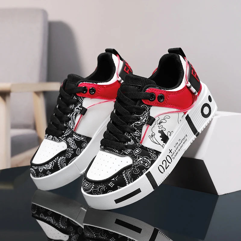 Youth Board Shoes 2025 New Men Women Parent Child Sports Shoes Fashionable Thick Sole Non-slip Casual Walking Shoes Size 31-44
