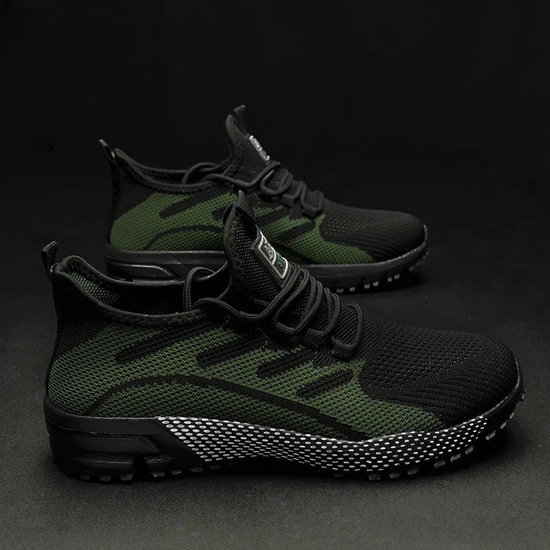 YRZL Men's Sneakers Breathable Lightweight Running Shoes for Men Comfortable Mesh Walking Shoes Sports Casual Outdoor Summer