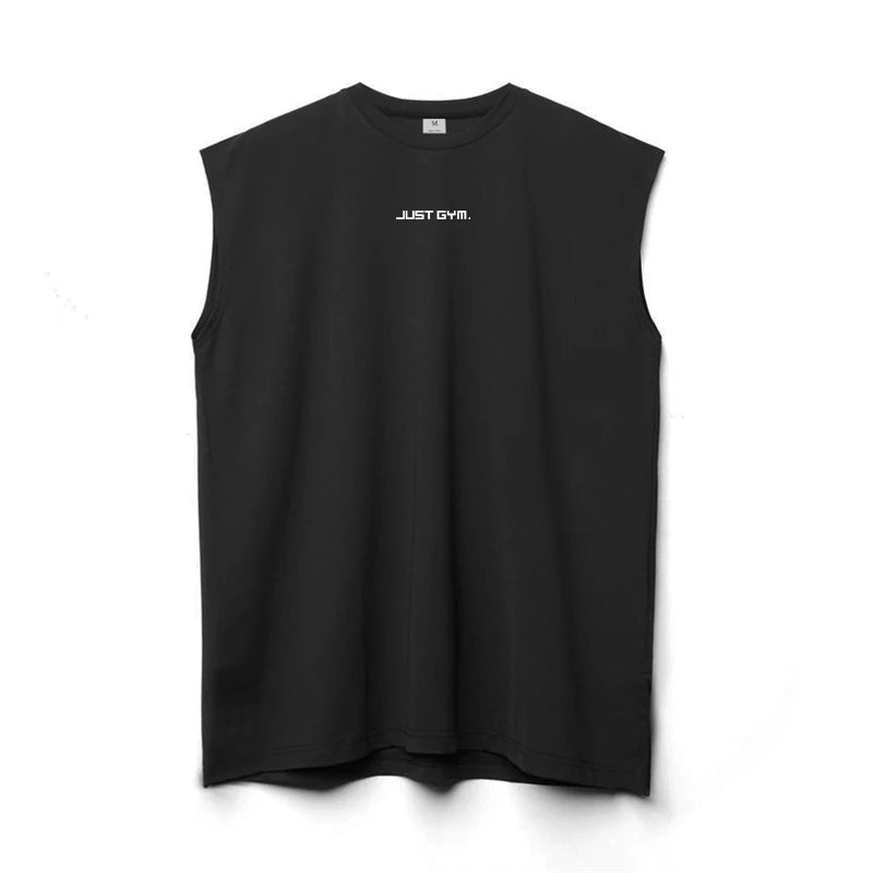 Summer Fashion Fitness Tank Top Men Sports Vest Gym Clothing Bodybuilding Muscle Exercise Running Quick Dry Sleeveless T-Shirt
