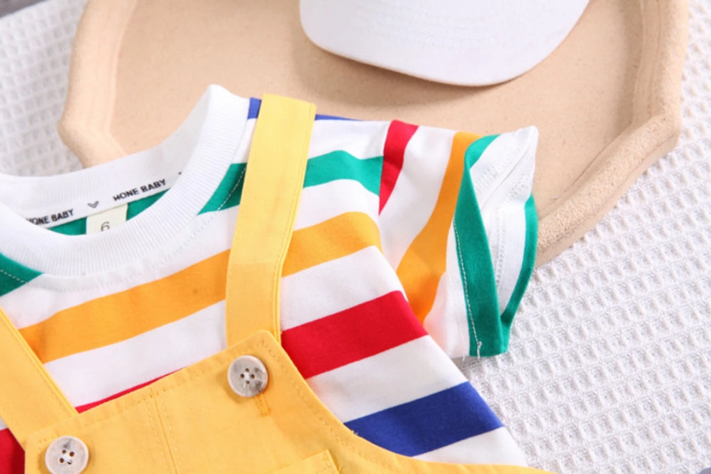 New Baby Boy Clothes Suits Summer Baby Clothes Set Print Dinosaur T-shirts+Pant 2pcs/Suit Infant Outfits Kids Girls Clothes Sets