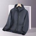Men's UPF50+ Lightweight Hooded Jacket – Waterproof Breathable Sun Protection Outdoor Coat