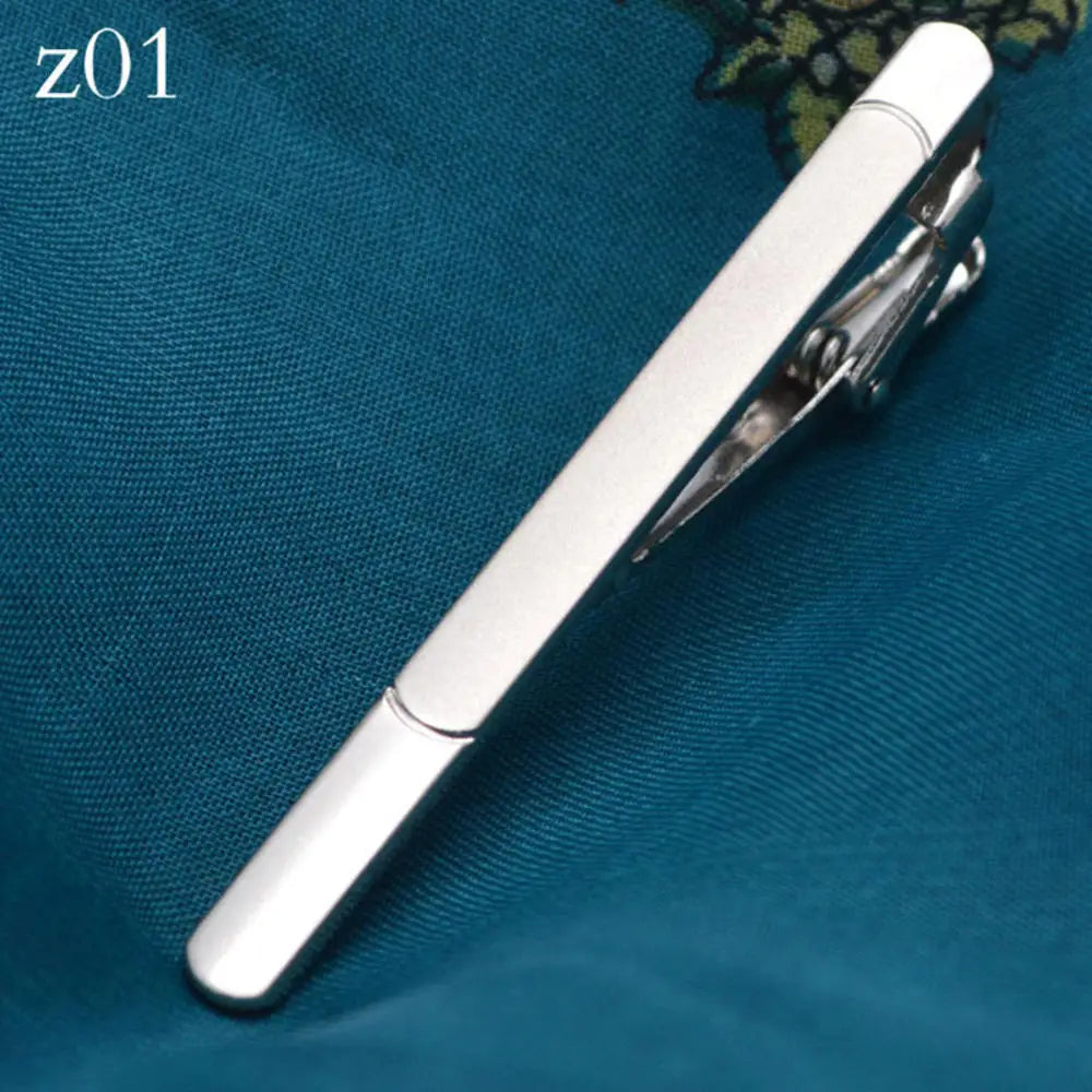 Men Metal Silver Gold Simple Necktie Tie Bar Clasp Clip Clamp Pin Men Stainless Steel For Business Ma Necktie Tie Clasps Fashion