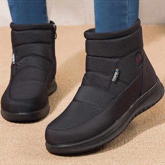 Women's Boots 2024 Ankle Boots For Women Shoes Winter Botines Warm Fur Snow Boots Waterproof Winter Botas Mujer Combat Boot