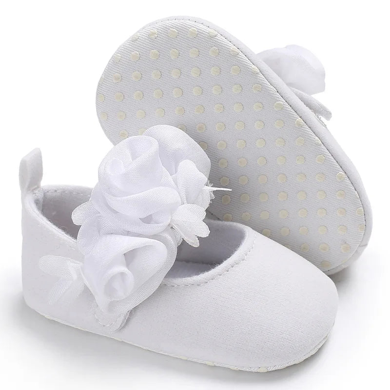Infant Newborn Soft Sweet Mary Jane Baby Shoes Kids Wedding Party Dress Footwear Children Princess First Walker Baby Girl Shoes