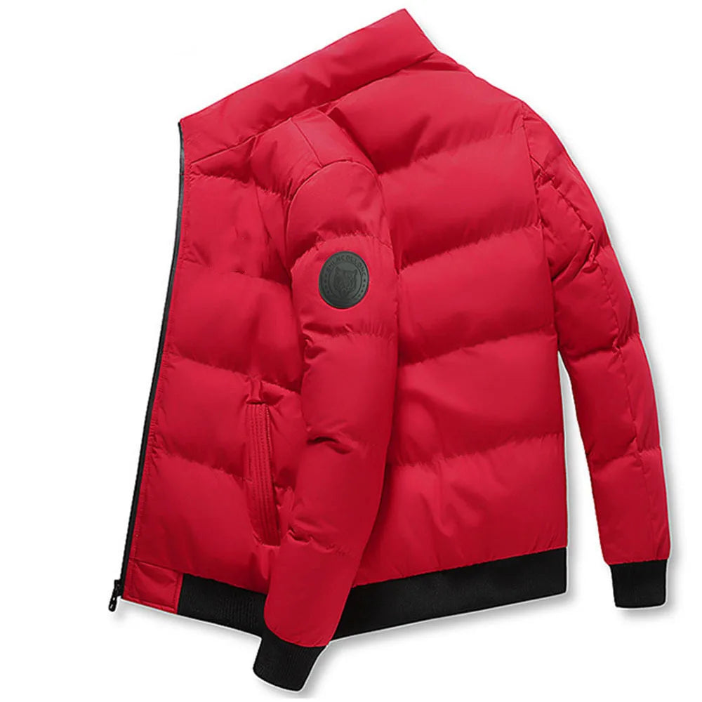 Mens Winter Jackets and Coats Cotton Outerwear Clothing 2024 New Parkas Jacket Men's Windbreaker Thick Warm Male M-5XL