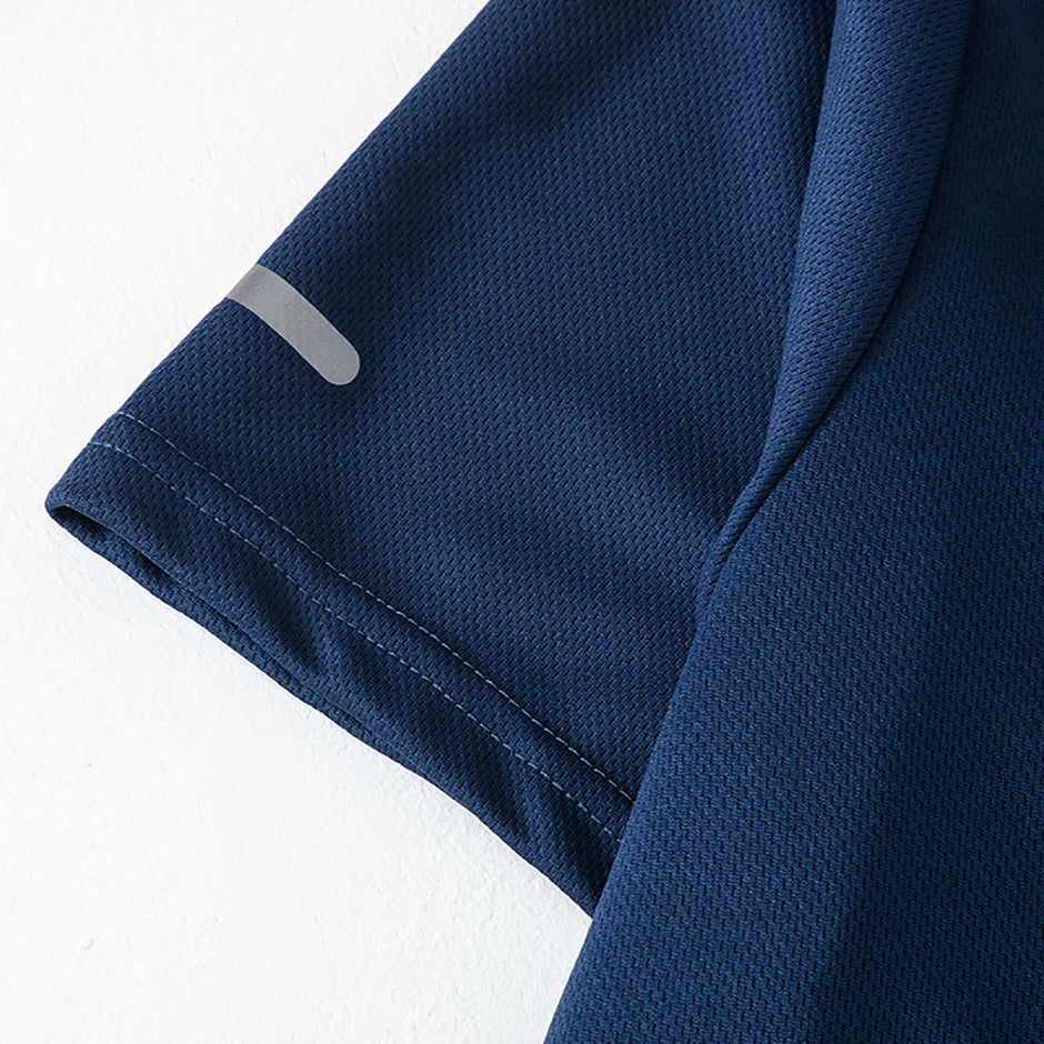 2 Pack European and American Size MEN'S Short-sleeved Shorts Suit MEN'S Casual T-shirt Suit Joker Running Fitness Two-piece Suit