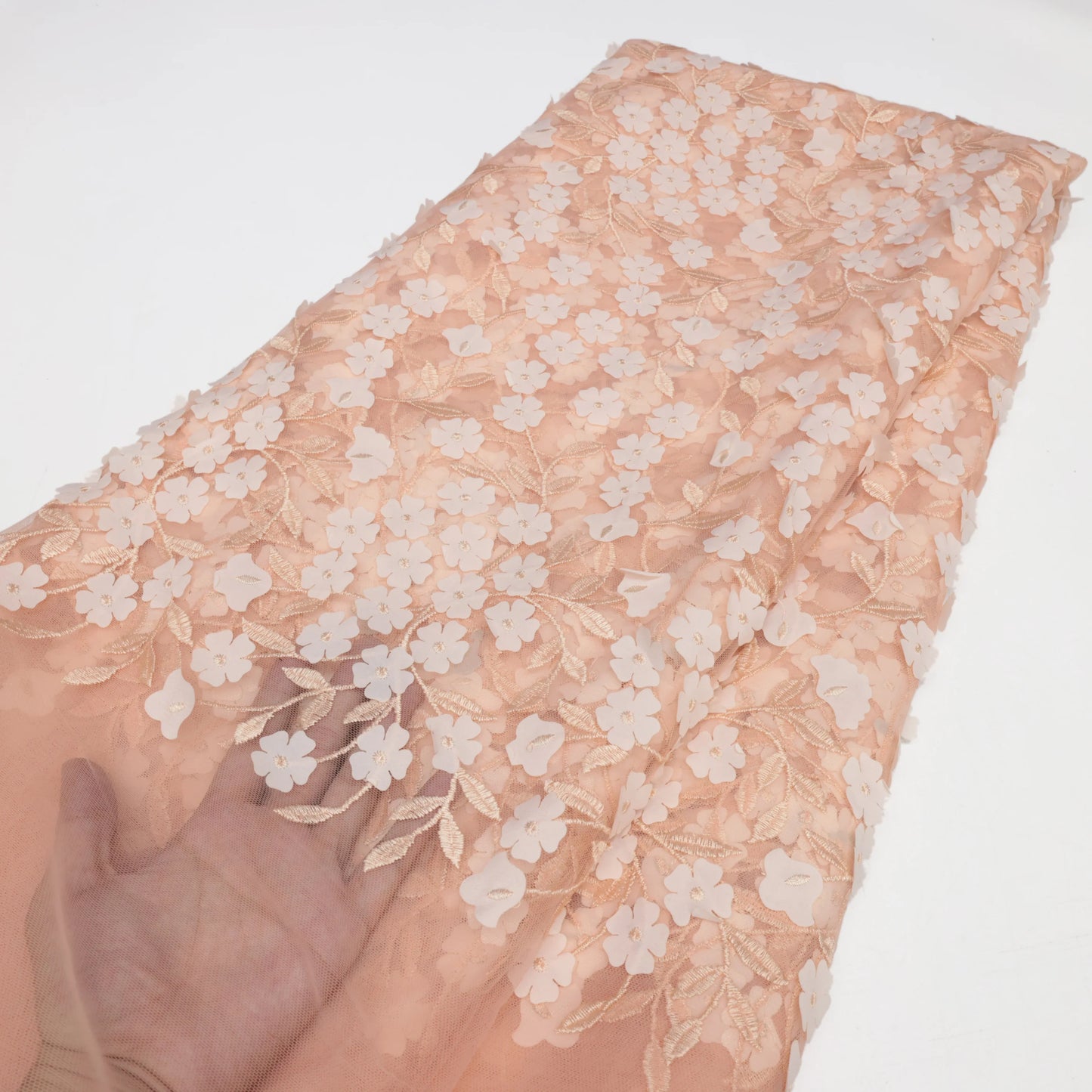 African Mesh Net Lace Fabric Sequined Nigerian French Tulle Lace Fabric  High Qulity For Women Wedding Party Dress Sew