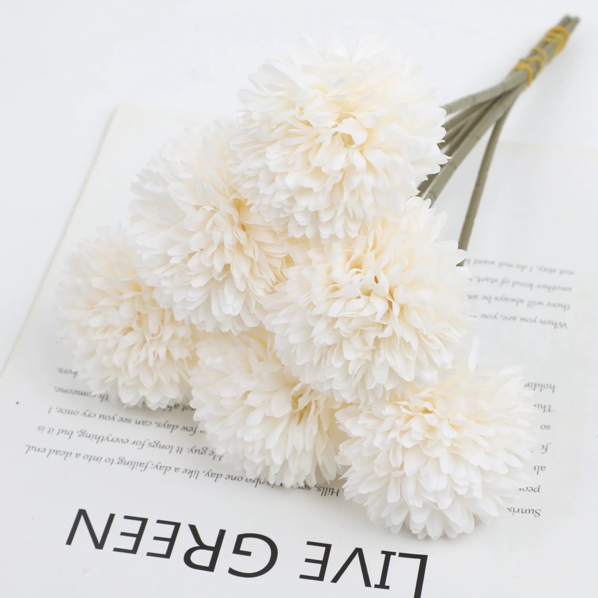 Artificial Flowers Hydrangea Bouquet Wedding Decoration Fake Flower Craft Home Room Vase Decor Accessories Center Table Ornament