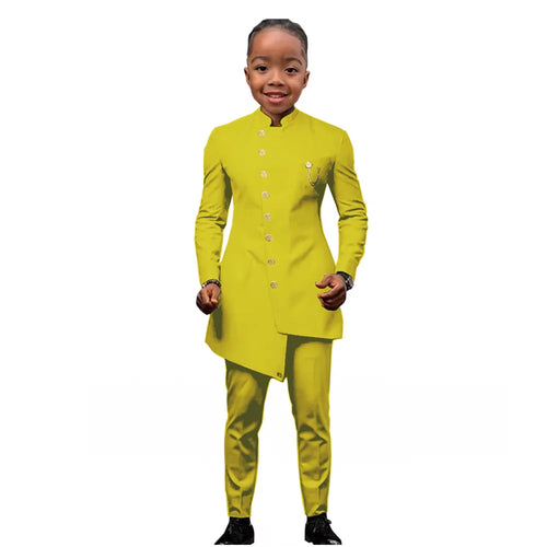 Boys' 2-Piece Formal Suit Set – Blazer & Pants | Wedding Tuxedo | Custom Size | Ages 2T–16T