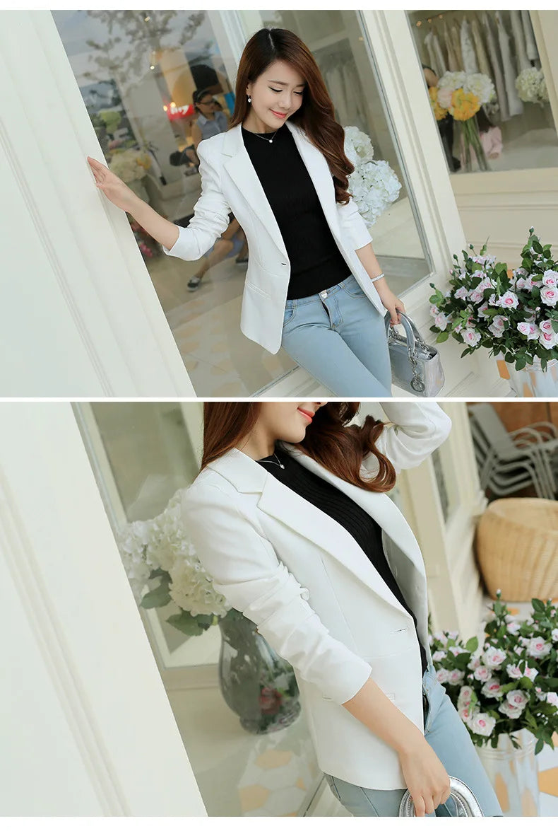 Casual Slim Blazers Jack Jacket Office