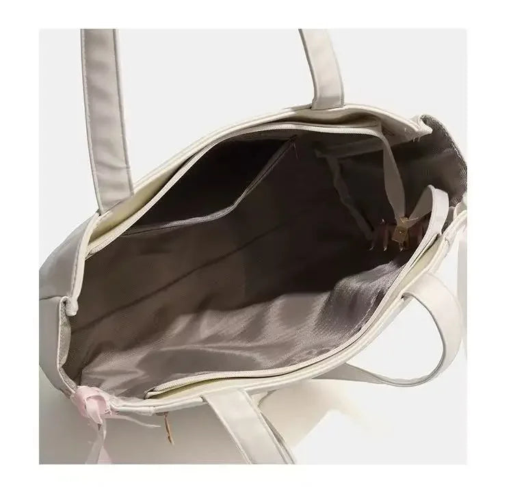 New Y2K Sweet Lolita Pink Ita Bag Women Japanese Transparent Large Capacity Tote Bag Ladies Harajuku Kawaii Handbag Aesthetic