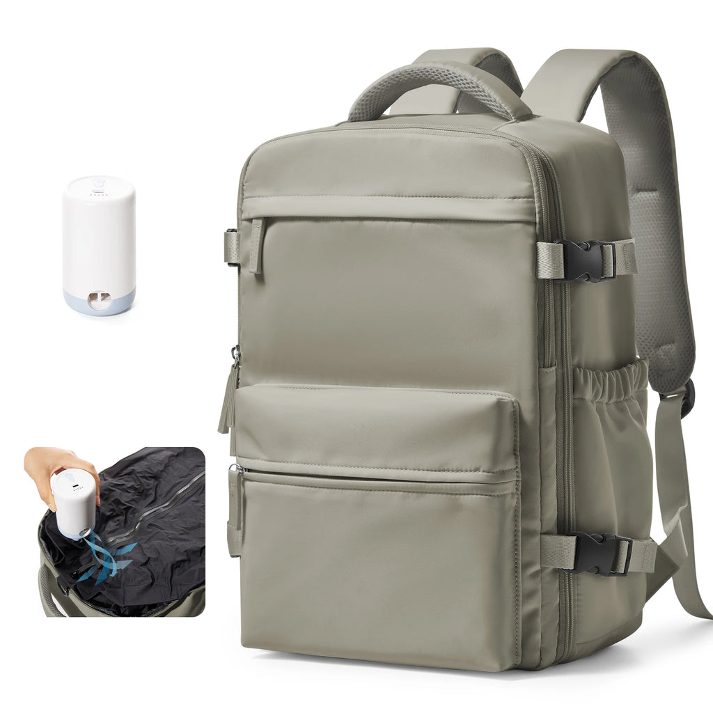 Ryanair Backpack Travel Cabin Airplane 40x20x25, Air Vacuum compression Backpack, Women Men Backpack Business Laptop Bag Handbag