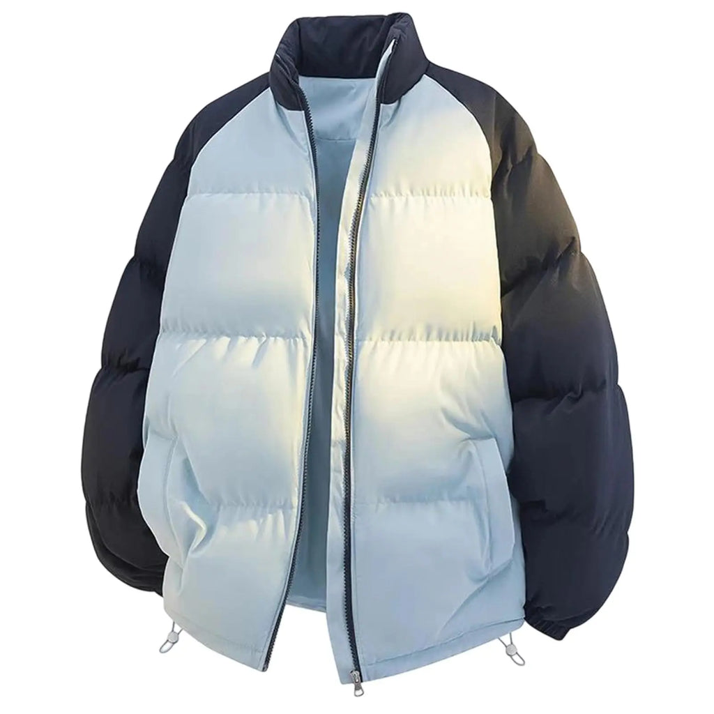 Men's Winter Cotton-padded Jacket,Outdoor Waterproof & Windproof Down Coat, Thickened Warm Casual Cotton-padded Outerwear