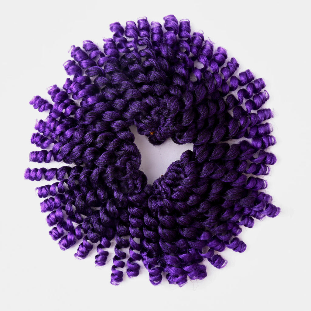 Synthetic Ombre Jumpy Wand Curl Crochet Braids Jamaican Bounce For Africa Braiding Hair Extensions Pre-Twisted For Black Women