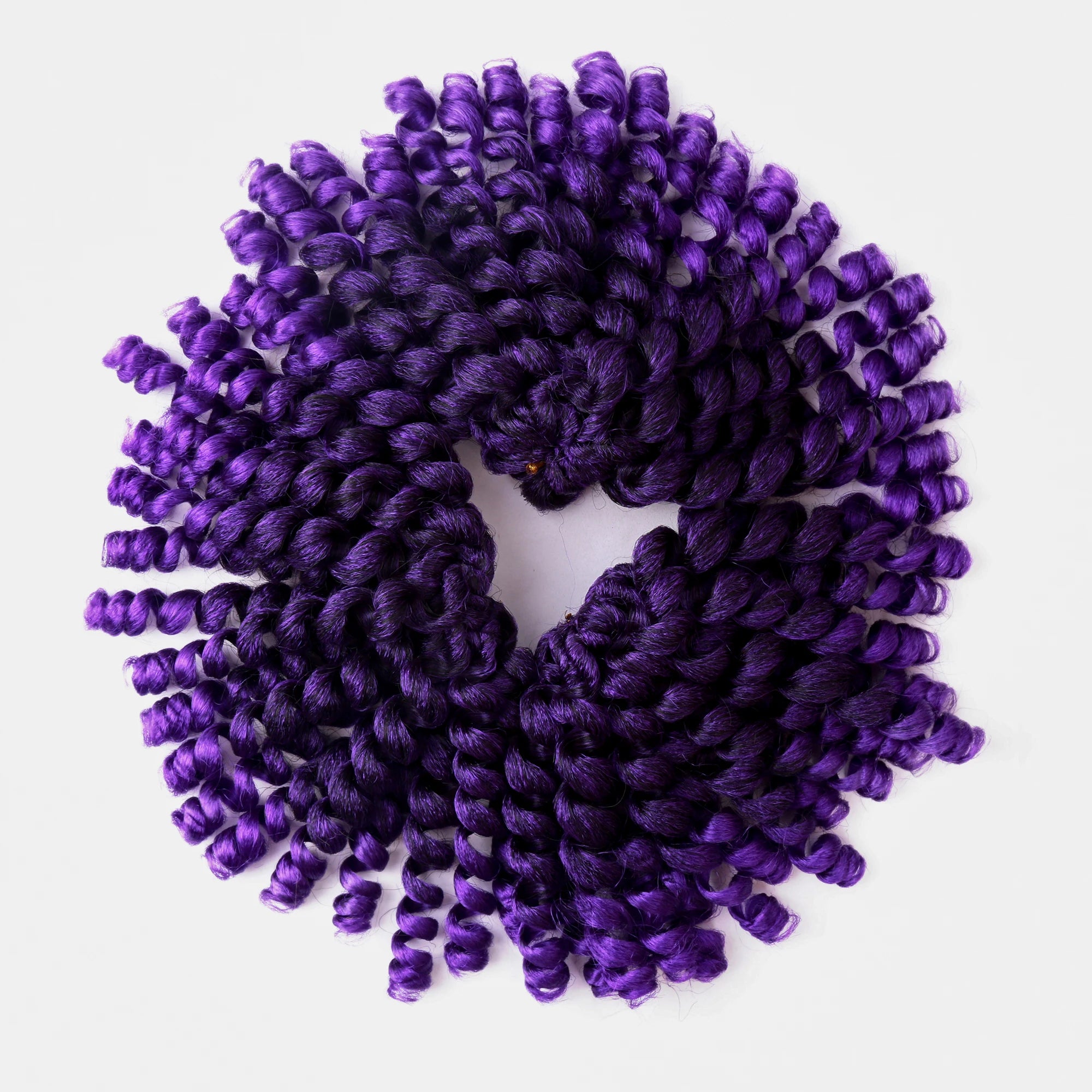 Synthetic Ombre Jumpy Wand Curl Crochet Braids Jamaican Bounce For Africa Braiding Hair Extensions Pre-Twisted For Black Women