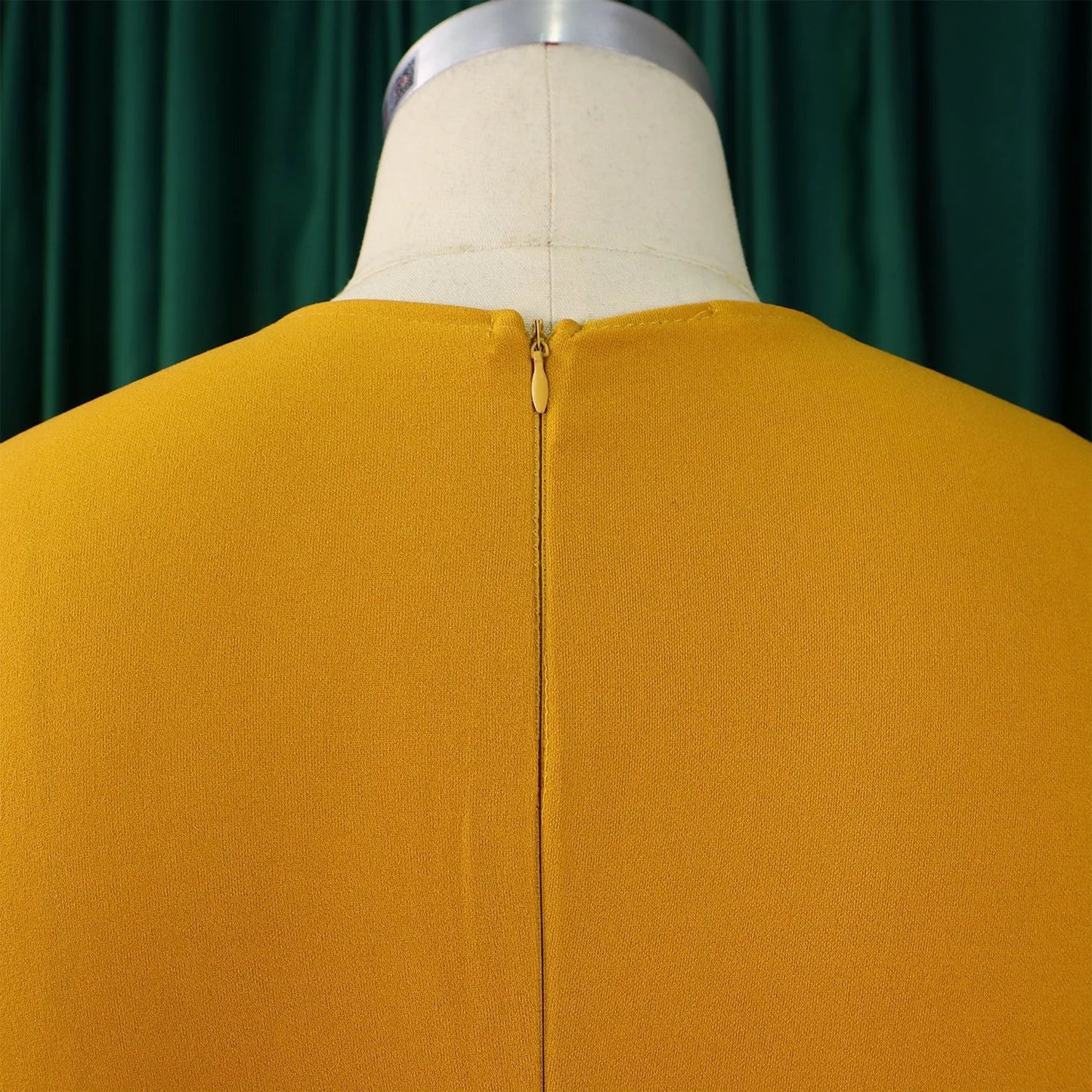 Elegant Office Ladies Dresses 2024 Autumn Fall Notched Collar Half Sleeve Belt Waisted Mid Calf Female Birthday Party Dress Midi