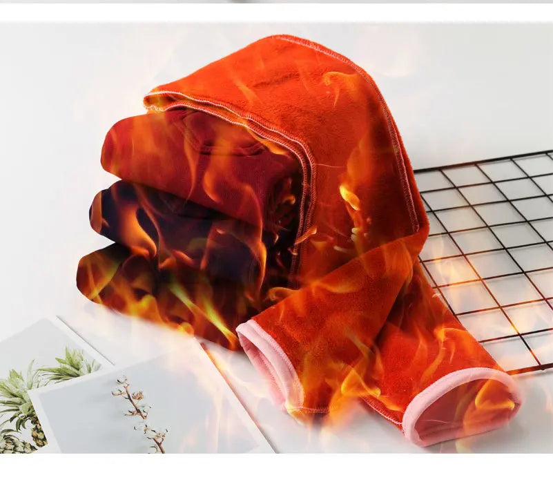 Winter Baby Girls Legging Plus Velvet Thickening Fleece Warm Leggings Pants for Girl Kids Winter Pants Trousers Children's Pants