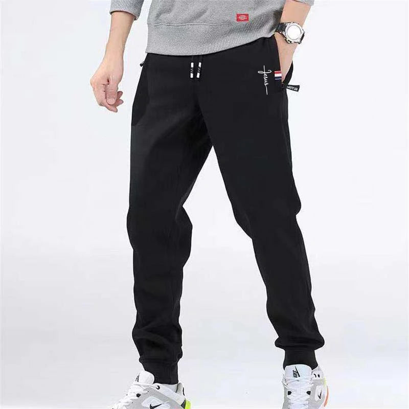 Winter Warm Pants Men's Thick Thermal Trousers Men Fitness Jogging Drawstring Pants Male Sweatpants M-5Xl