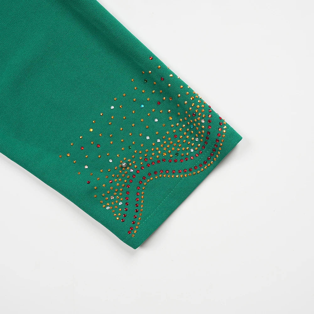 Plus Size African Party Dresses for Women Dashiki Diamond Bodycon Slit Long Dress Elegant Turkey Muslim Wedding Evening Gown