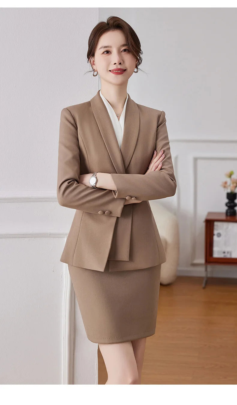 elegant Women Solid Suits
