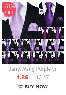 Barry.Wang Gold Silk Mens Tie Hanky Cufflinks Set Yellow Beige Orange Luxury Jacquard Necktie For Male Wedding Business Party