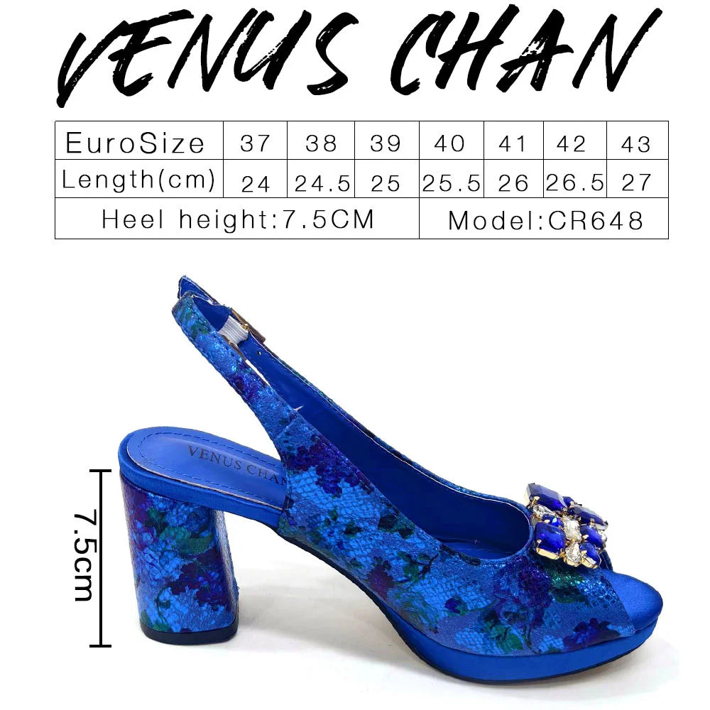 Wedding Bigger Size Thick Heel Shoes