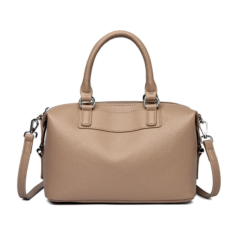 High Quality Soft Pu Leather Casual Tote Bags Women Hand Bags Shoulder Crossbody Messanger Bag Female Large Capacity Sac A Main