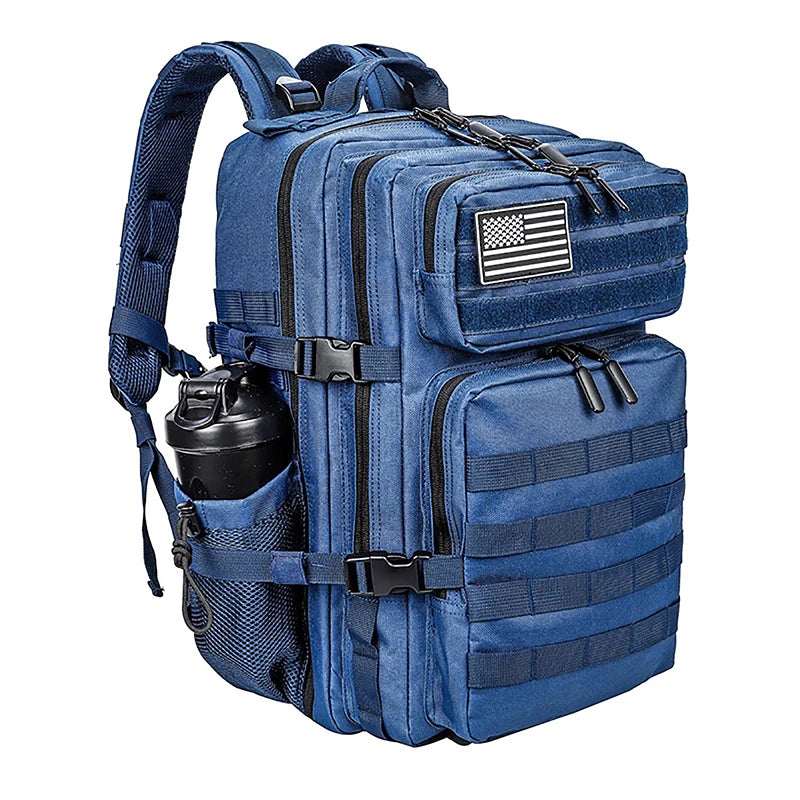 LHI 45L/35L/25L Tactical Backpack for Men and Women Waterproof Athlete Gym Outdoor Bag Travel Hiking Rucksack with Bottle Holder