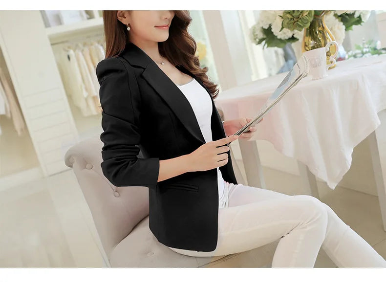 Casual Slim Blazers Jack Jacket Office