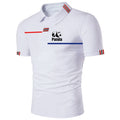 Men's Short Sleeve Polo Shirt – Slim Fit Solid Color Smart Casual Top