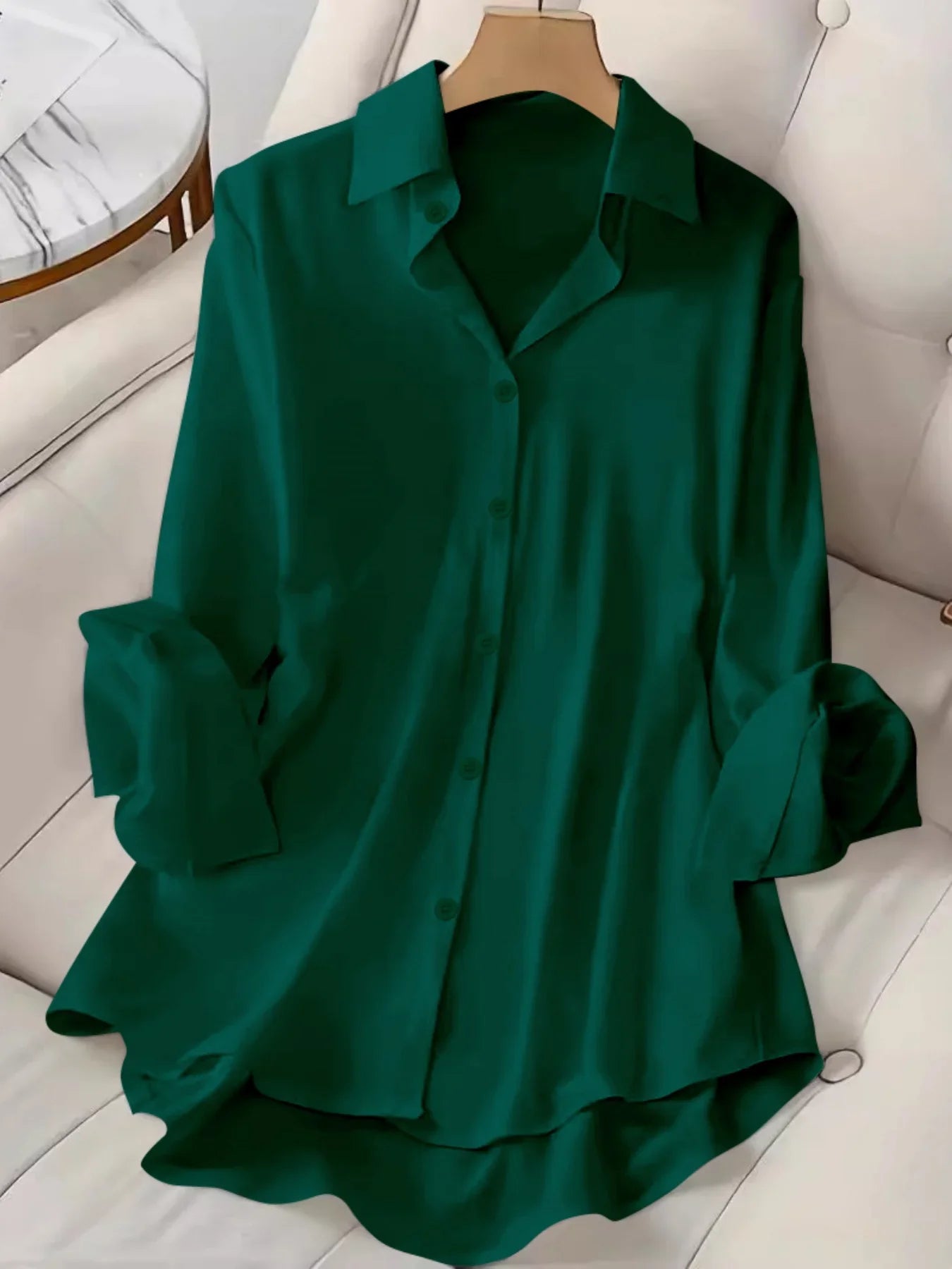 Plus Size Women's Shirt 2025 Summer New Casual Loose Fashion Top Hot Sweet Elegant Travel Essential Blouse Single-breasted Lapel