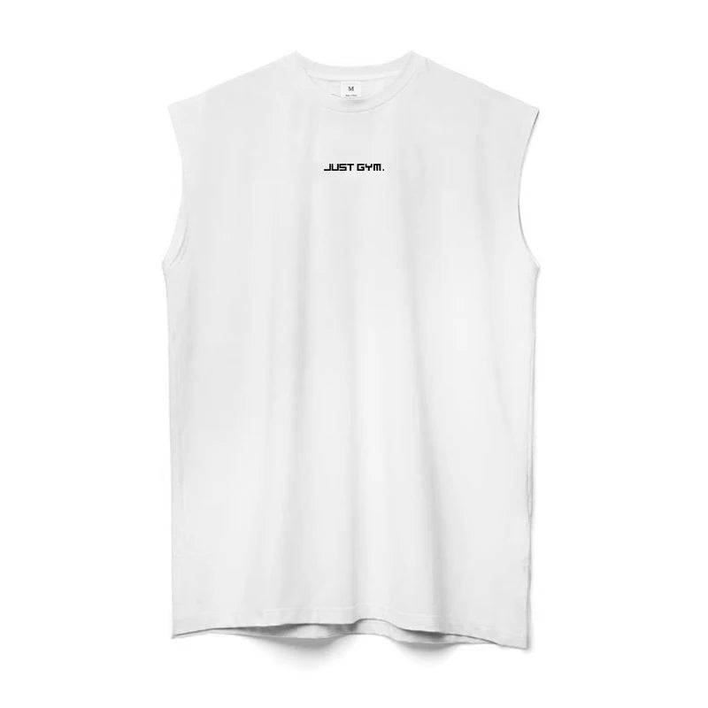 Summer Fashion Fitness Tank Top Men Sports Vest Gym Clothing Bodybuilding Muscle Exercise Running Quick Dry Sleeveless T-Shirt