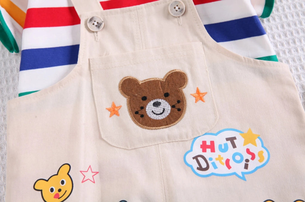 New Baby Boy Clothes Suits Summer Baby Clothes Set Print Dinosaur T-shirts+Pant 2pcs/Suit Infant Outfits Kids Girls Clothes Sets