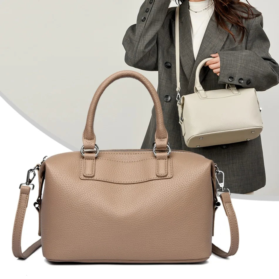 High Quality Soft Pu Leather Casual Tote Bags Women Hand Bags Shoulder Crossbody Messanger Bag Female Large Capacity Sac A Main