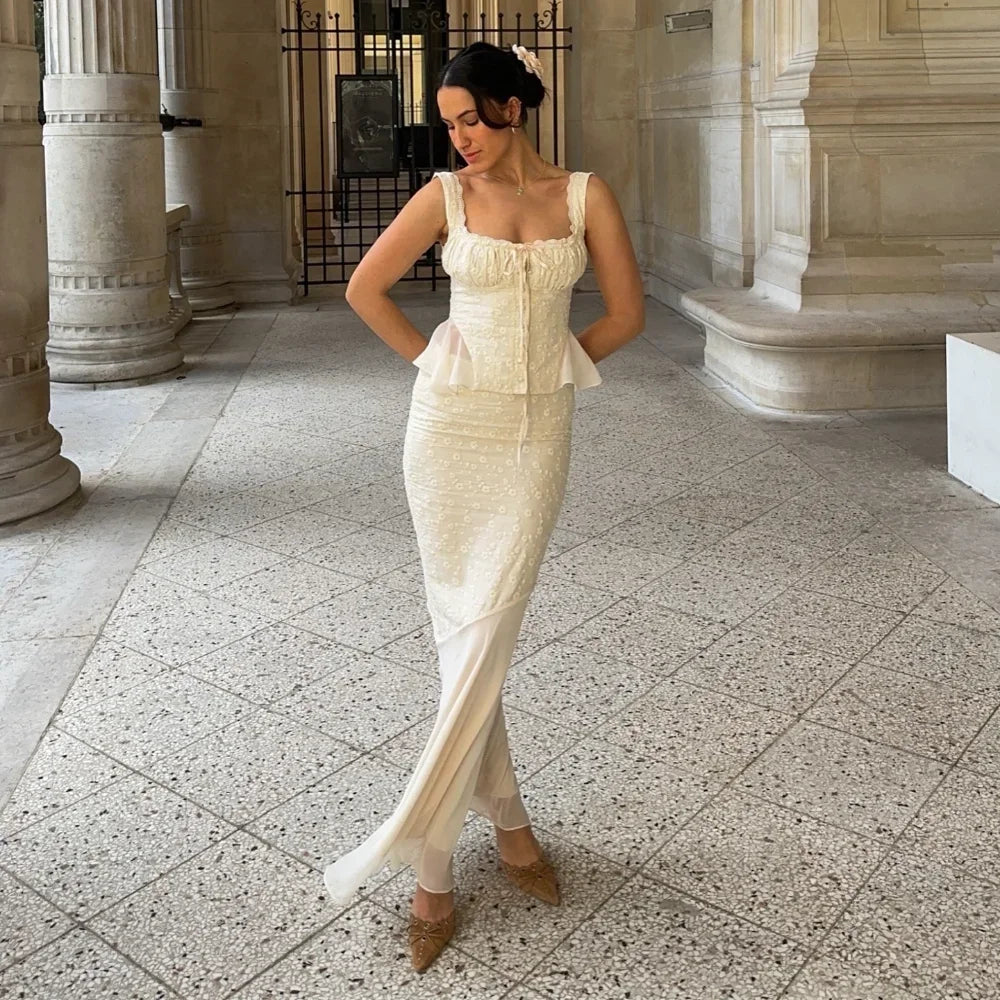 Summer 2 Piece Dress Set Elegant