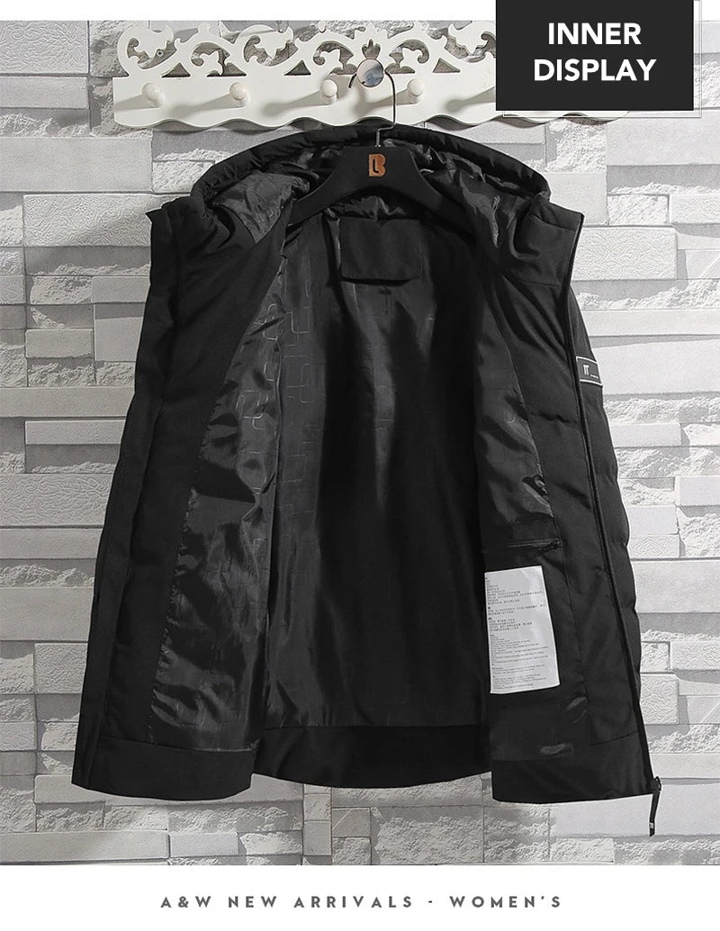 4 Areas Heated Jackets for Men Outdoor Sports Smart USB Charging Heating Outerwear Winter Electric Thermal Warm Cotton Jacket