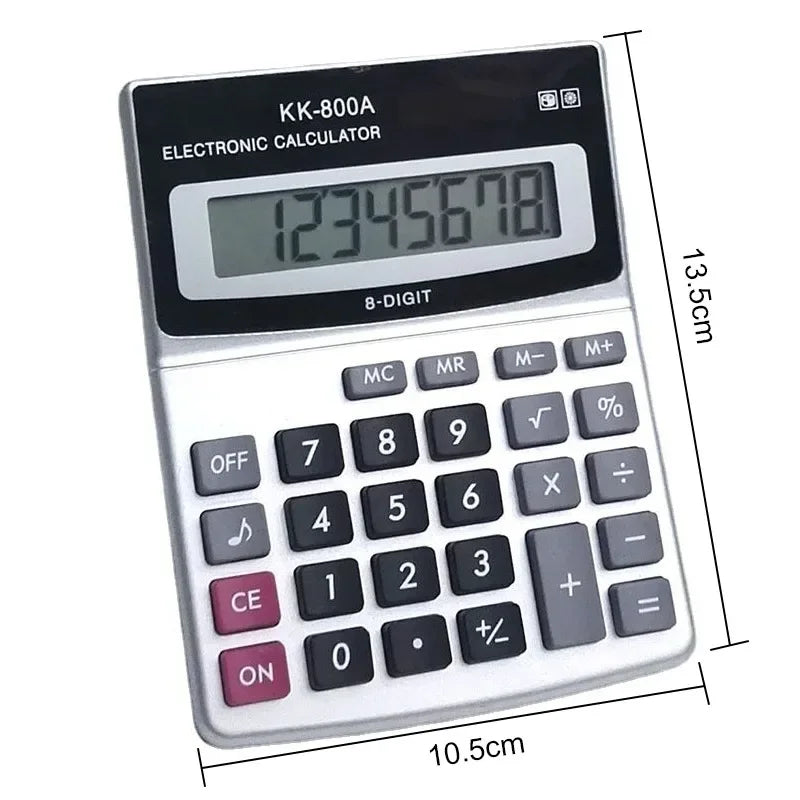 Calculator  Metal Desktop large font wide Calculator Business Computer Office Supplies with Manufacturer Wholesale