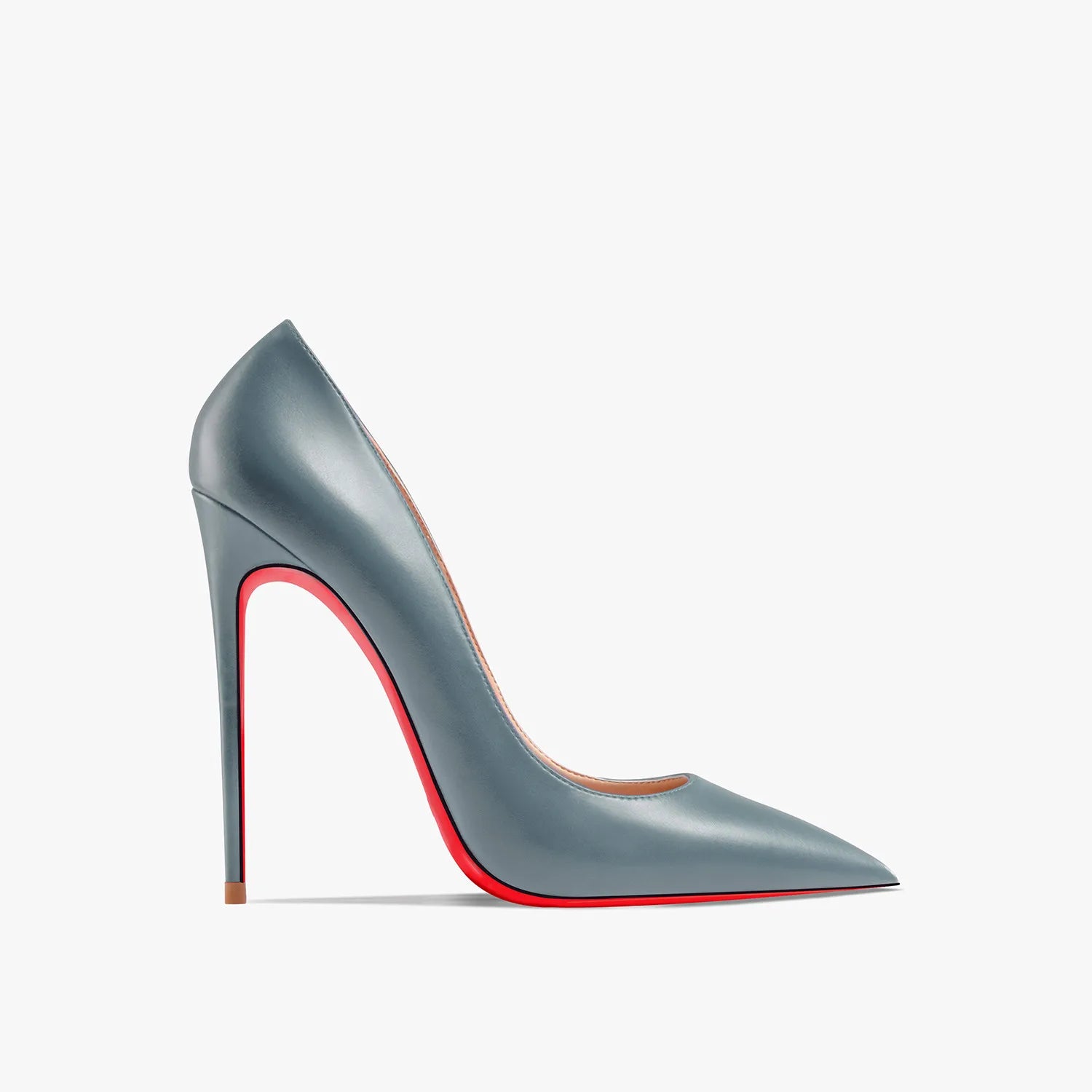 Heels for women Pointed toe Luxury Brand Women's High Heels Red soled Pumps Red Bottoms Matte Stiletto Ladies elegant shoes 12cm