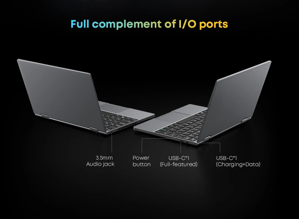 CHUWI MiniBook X Laptop Tablet 2 In 1 Intel N150 CPU 10.51" FHD IPS Screen 12GB LPDDR5 512G SSD Windows 11 Notebook 1200*1920