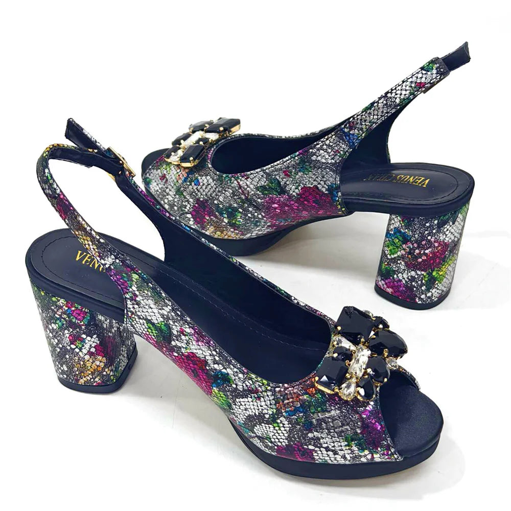 Wedding Bigger Size Thick Heel Shoes