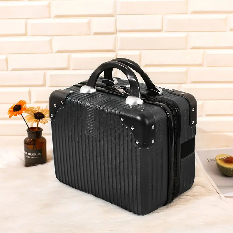 14 "portable makeup bag Makeup case Sweet wind carry-on luggage travel large capacity