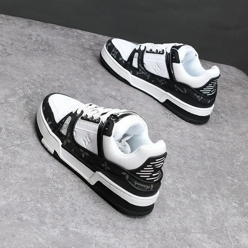 Black Warrior Men's Spring and Autumn New Trend Versatile Autumn Sports Leisure Small White Board Shoes