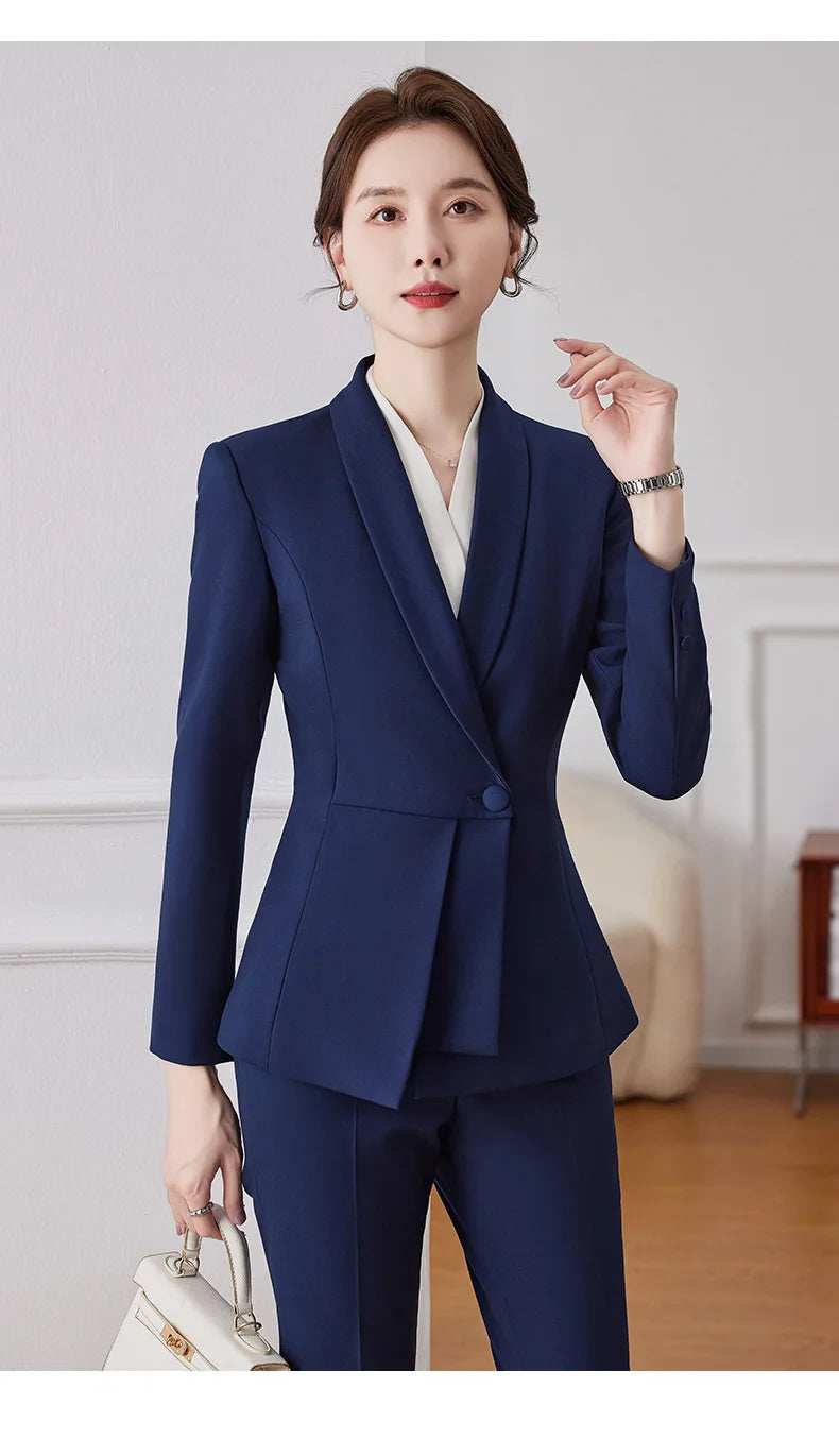 elegant Women Solid Suits