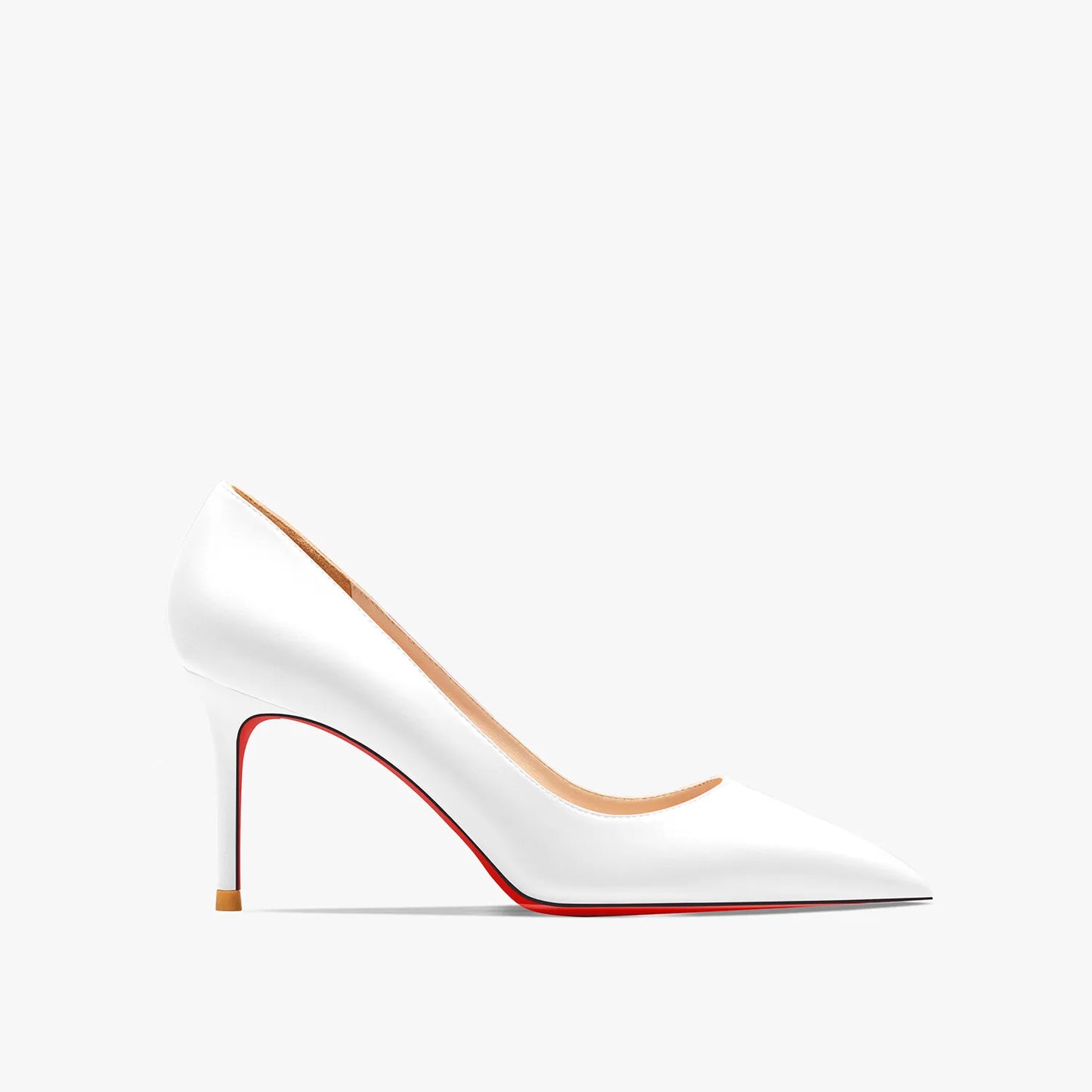 Heels for women Pointed toe Luxury Brand Women's High Heels Red soled Pumps Red Bottoms Matte Stiletto Ladies elegant shoes 12cm