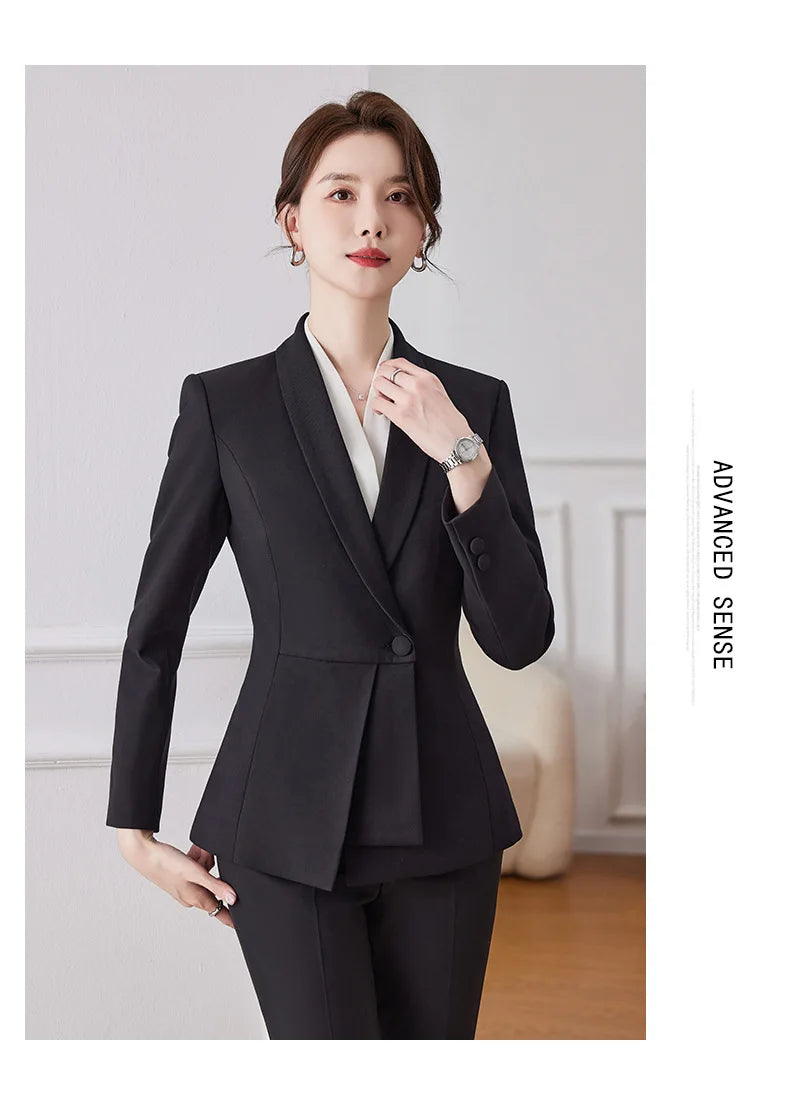 elegant Women Solid Suits