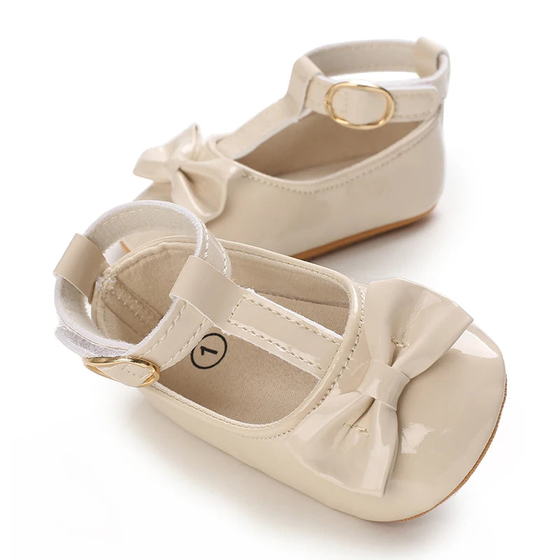 Cute White Lace Baby Girl Princess shoes  Baby Moccasins Moccs Shoes Bow Fringe Rubber Soled Non-slip Footwear Crib Shoes