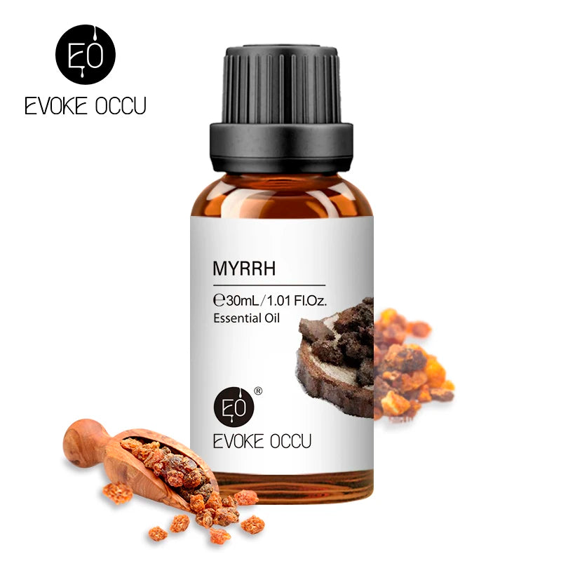 30ML Pure Jasmine Rose Mint Lavender Vanilla Essential Oil for Diffuser, Humidifier, Massage, Skin Hair Care, Soap Candle Making