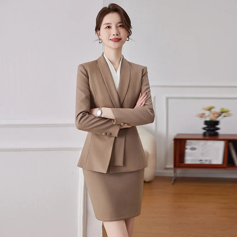 elegant Women Solid Suits