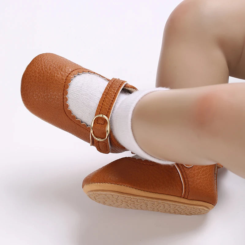 Cute White Lace Baby Girl Princess shoes  Baby Moccasins Moccs Shoes Bow Fringe Rubber Soled Non-slip Footwear Crib Shoes