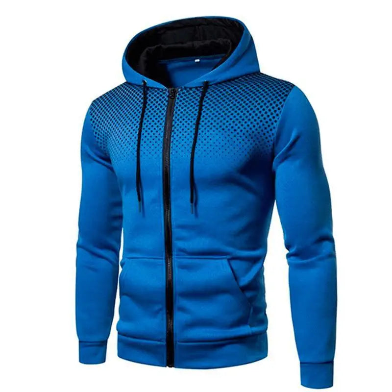 Autumn and Winter Casual Jacket for Men All Elite Wrestling Zipper Hoodie with Pocket Printing Sweater Sportwear